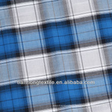 100% Cotton Yarn Dyed Check Dobby Shirt Fabric